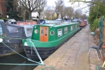 Houseboat on Regent's Canal, Little Venice, London W9 1AH